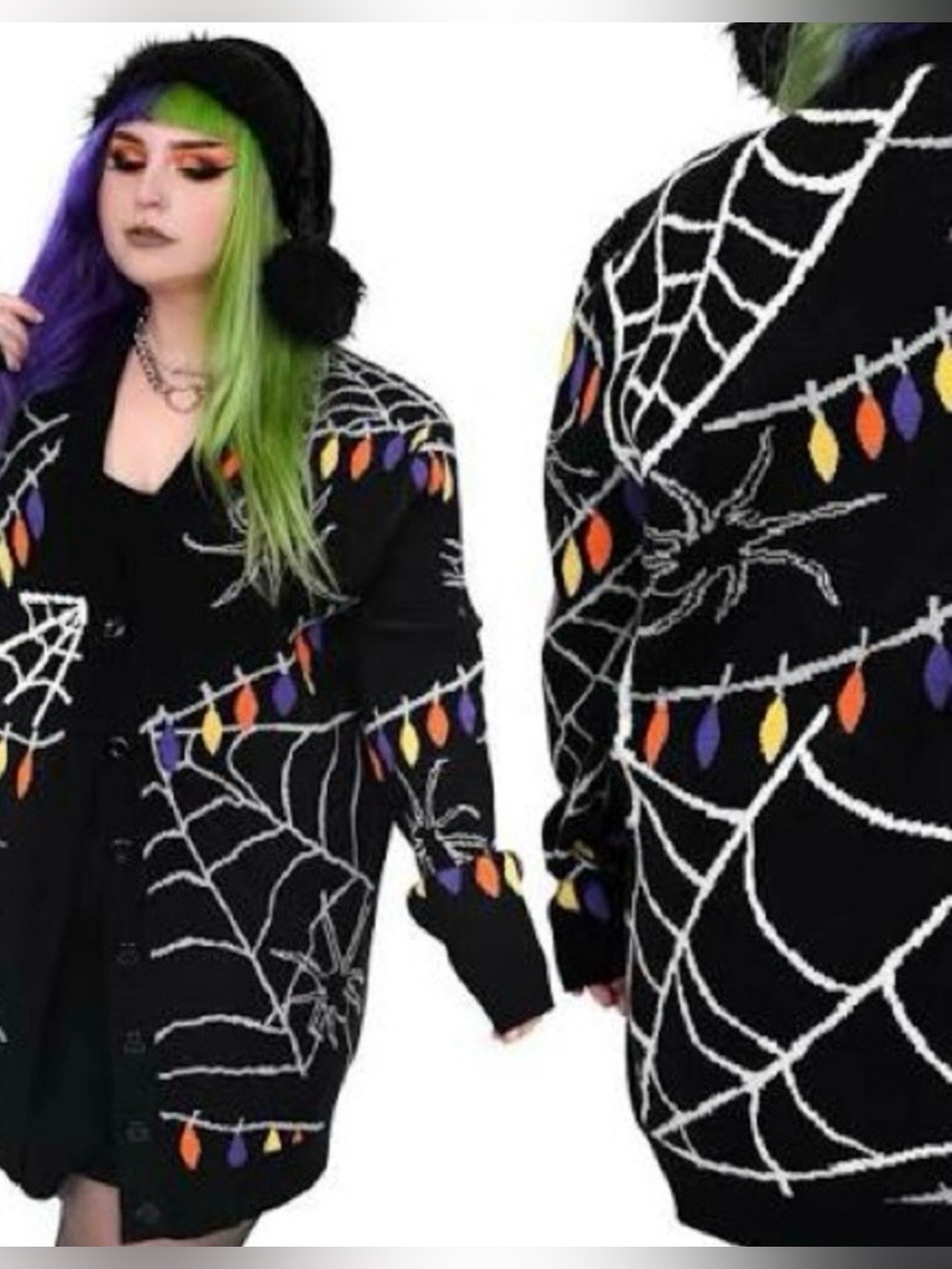 Foxblood Creepmas Cardigan-NWT, SOLD OUT STYLE!!